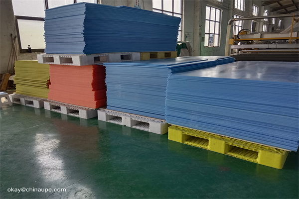 high-impact strength high density plastic sheet natural 3/4